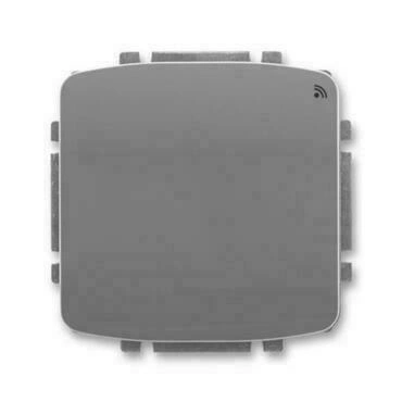Spínač s krátkocest. ovl. ABB Tango 3299A-A23108 S2, kouřová šedá, s přijímačem RF signálu, 868 MHz