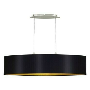 Svítidlo závěsné EGLO HL 2 L-1000 NICKEL-M SCHWARZ MASERLO