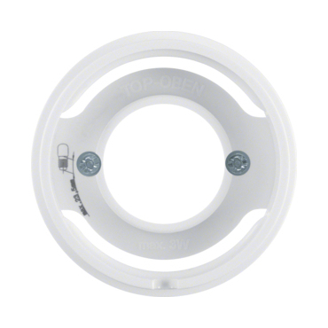 HAG 11982089 Centrální díl pro světelnou signálku E14, Berker R.1/R.3, bílá, lesk