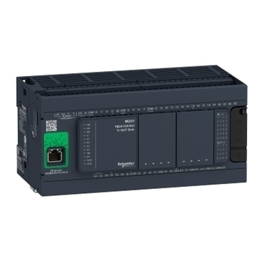 SCHN TM241CE40R PLC Modicon M241, 100-240VAC, 24DI, 16DQ (12 relé), 1x Ethernet, 2x Sériová linka, 1