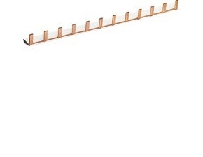 HAG KB163A Hřebenová přípojnice jazýčková 1P, 10mm2/12mod. k p