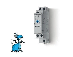 FINDER 80.41.0.240.0000 Čas.relé, ZN, 1P/16A, 24V-240V AC/DC, 100ms-20h RP 0,08kč/ks