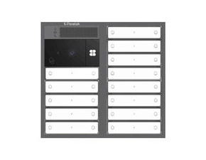 DV SYSTEM: 19 až 26 tlačítek (dělené jm.) + KAMERA + BOD Lite: čtečka RFID čipů MIFARE 13,56MHz (2M+