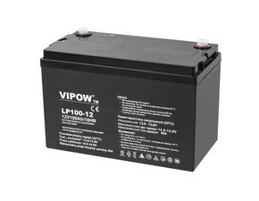 Baterie olověná VIPOW BAT0225, 12V, 100Ah