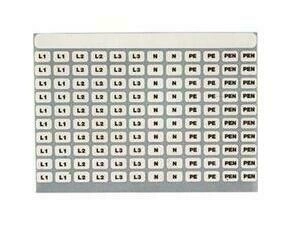 ABB 2CPX038458R9999 ZA71 -popisné štítky přípojnic