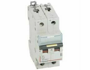 Jistič dvoupolový LEGRAND 409562 DX3 DC 2P C2 16KA