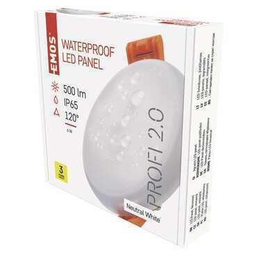 EMOS ZV1112 LED PANEL VES. KR 6W 400LM IP65 NW
