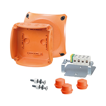 HEN FK 0604 Krabicová rozvodka se zachováním funkčnosti se svorkovnicí 6 mm2, Cu