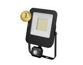 Reflektor LED GREENLUX ALFA PIR SMD 50W , senzor, IP65, neutrální bílá, černá