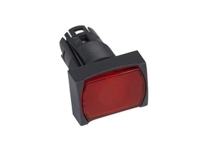 SCHN ZB6DW4 Ovládací hlavice stiskací prosvětlená, lícující s návrat. - rudá