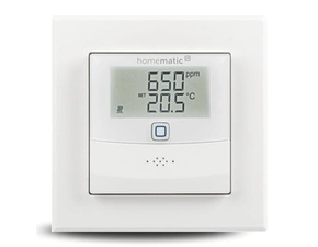 eQ3 HmIPW-SCTHD Homematic IP Drátový CO2 senzor s LC displejem - HmIPW-SCTHD