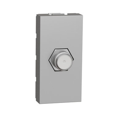 SCHN NU346830 Unica - Zásuvka TV F-konektor 1M, Aluminium