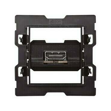 Zásuvka HDMI SIMON 10000560-039, 1 násobná v 1.4 (přístroj, bez montážního rámečku),
