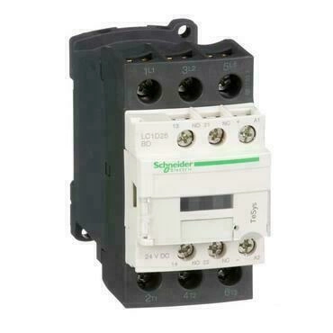 SCHN LC1D25BD Stykač 25A 1"Z" +1"V" 24V DC, cívka s rozšíř.rozsahem a odruš.modulem RP 0,65kč/ks