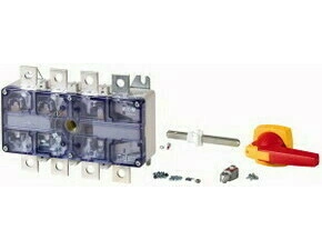 EATON 6094967 DMV-400/3/M4/P-R Odpínač DUMECO, 400A, 3-pól, zadní montáž, s osou 400mm a červenou ov