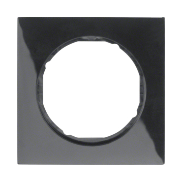 HAG 10112245 Rámeček 1-násobný, Berker R.3, černá, lesk