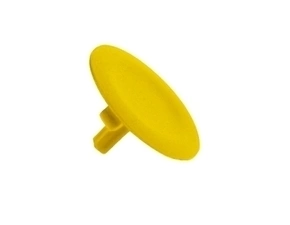 SCHN ZBA5 Hmatník ovládací hlavice stiskací, lícující - žlutý