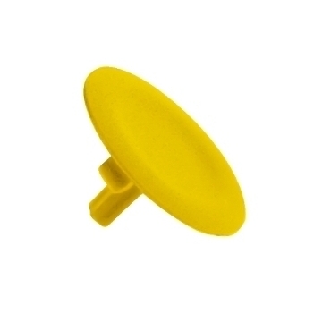 SCHN ZBA5 Hmatník ovládací hlavice stiskací, lícující - žlutý