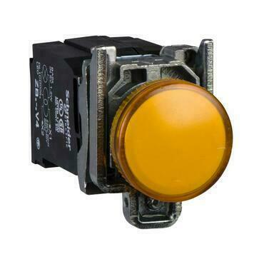 SCHN XB4BV5B5 Signálka s LED 400 V, oranžová RP 1,5kč/ks
