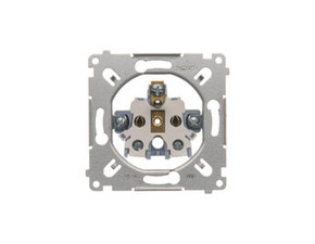 Zásuvka SIMON SGD1M, 1 násobná DATA s klíčem (přístroj), s uzemněním, šroubové svorky,