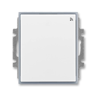 Spínač s krátkocest. ovl. ABB Element 3299E-A23108 04, bílá/ledová šedá, s přij. RF signálu, 868 MHz
