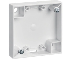 HAG 911522529 Krabice, 1-násobná, hl. 16 mm pro povrchovou montáž, Integro Flow/Pure, bílá, lesk