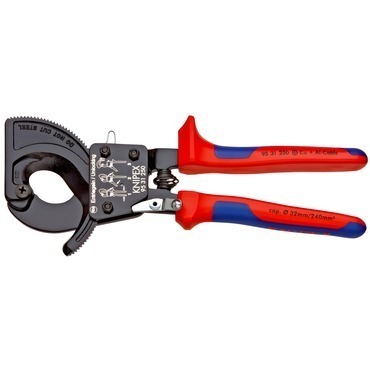 KNIPEX 95 31 250 Nůžky na kabely - ráčnové