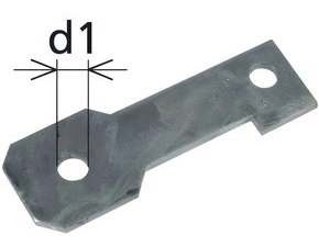 Třmen připojovací DEHN 923211, IF 3, přímý, průměr otvoru d1 11mm