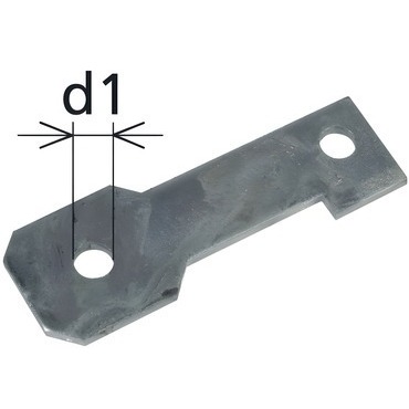 Třmen připojovací DEHN 923211, IF 3, přímý, průměr otvoru d1 11mm