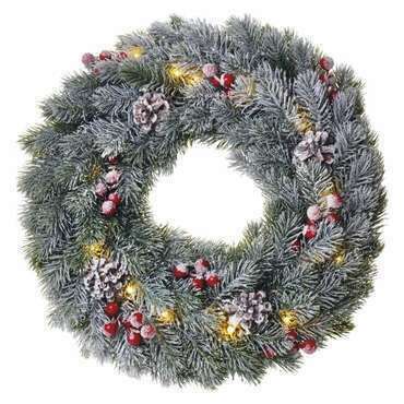 EMOS DCTW06 20LED XMAS WREATH DECO 2AA WW
