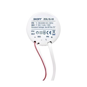 LED driver SKOFF ZOL 15 100 - 240 V AC 10V DC 50HZ 1,5A 15W IP44