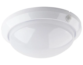 LED svítidlo stropní ECOPLANET s čidlem, bílé, IP44, max 60W