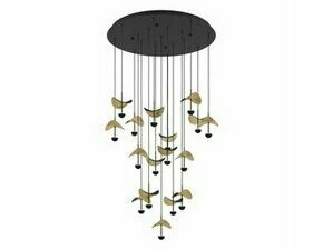 EGLO LED-HL/17 O780 SCHWARZ/GOLD 'DRACERA'