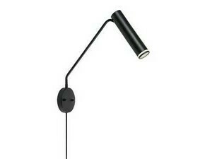 Nástěnné svítidlo Senobia černá GU10 1×35W RABALUX 73041