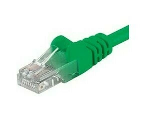 TELEX KRP-sputp002G PremiumCord Patch kabel UTP RJ45-RJ45 level 5e 0.25m zelená