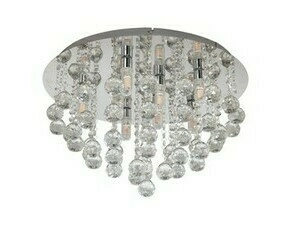 Svítidlo stropní EGLO DL 8 G9 CHROM KRISTALL ALMONTE