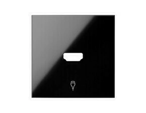 Kryt 1 násobné zásuvky HDMI SIMON 10001094-138, černá