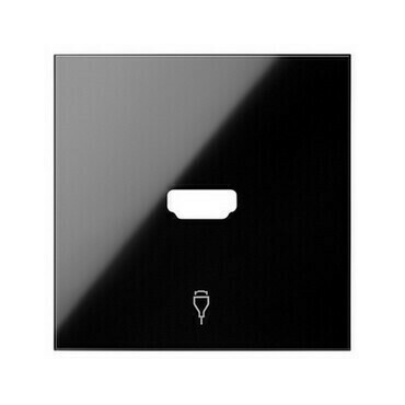 Kryt 1 násobné zásuvky HDMI SIMON 10001094-138, černá