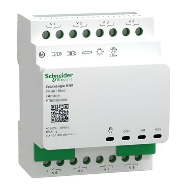 SCHN MTN6805-0008 Akční člen KNX Spacelogic rozšíření spínací/žaluzie 8kanalů 16A