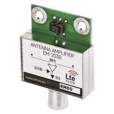 Předzesilovač anténní EMOS J5803, VHF/UHF, 30dB