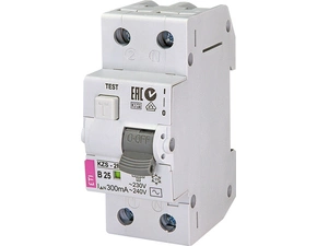 Chránič kombinovaný ETI 002173306 Proud. chránič s nadpr. ochran. KZS-2M AC B25/0.3