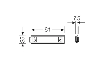 HEN KG TS 01 Lišta DIN pro KG 9001