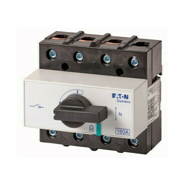 EATON 6093345 DMM-160/1 Odpínač DUMECO, 160A, 3+N-pól, zadní montáž, s ovládací pákou