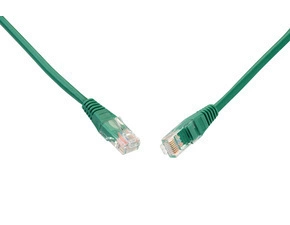 INTLK 28350209 C5E-155GR-2MB Patch kabel CAT5E UTP PVC 2m zelený non-snag-proof C5E-155GR-2MB