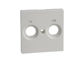 SCHN MTN299919 Merten - Centrální deska označená FM+TV pro anténní zásuvku, System M, Polar