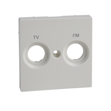 SCHN MTN299919 Merten - Centrální deska označená FM+TV pro anténní zásuvku, System M, Polar