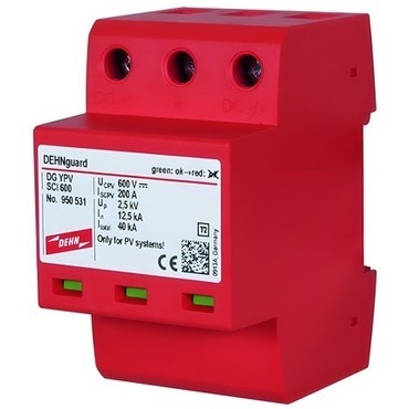 DEHN 950531  Svodič přepětí guard vícepólový pro FV aplikace do 600V DC DEHN DEHN