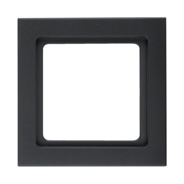 HAG 10116096 Rámeček 1-násobný, Berker Q.3, antracit, sametová