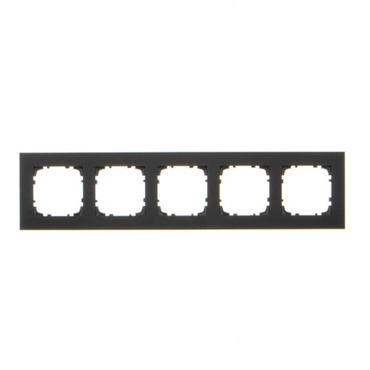 Rámeček SIMON TRD5.163/149, 5 násobný, černá matná