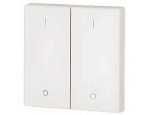 EATON 147593 CWIZ-02/11 Kryt RF tlačítka 2x1/2 55x55mm 1-0, Bílá, matná